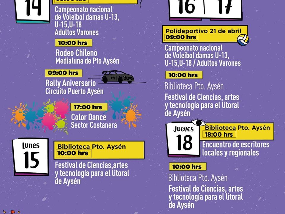 Festival de ciencias, artes y tecnología para el litoral de Aysén